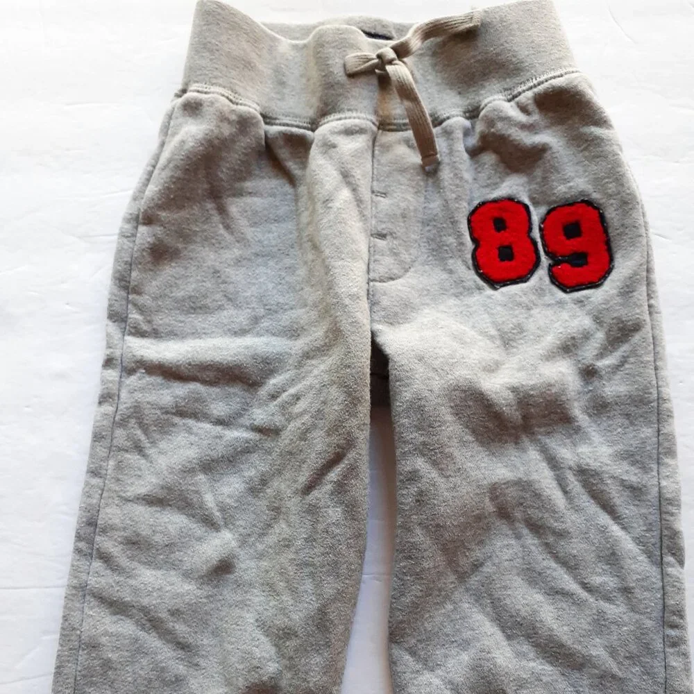 Gap Boys Sweatpants Gray Drawstring Pull On Toddler 18-24 Months